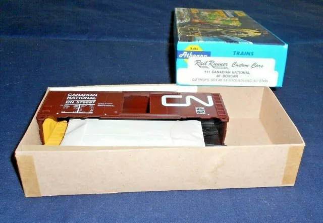 Athearn Rail Runner Custom 40' Box Car Ho Gauge Canadian National Nib