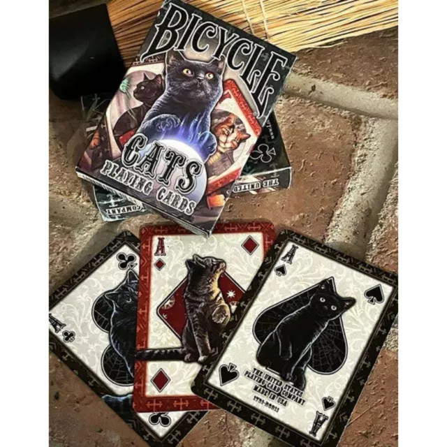 Mazzo Carte da Gioco BICYCLE CATS Poker Playing Cards Bycicle Trucchi di Magia e 2