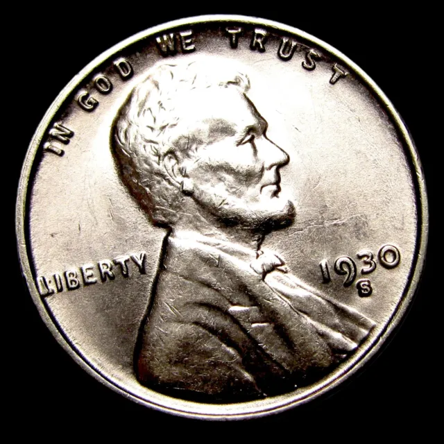 1930-S Lincoln Cent Wheat Penny ---- Gem BU Details Coin  ---- #KK958