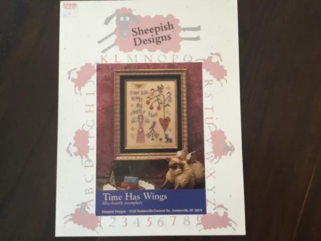 Sheepish Designs Time Has Wings Cross Stitch Pattern 54th Exemplary