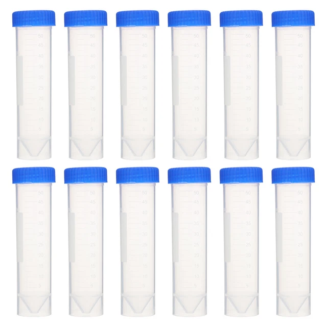 500 Tubi Di Centrifuga Da 2 Ml | Plastica Trasparente, Con Coperchio, Per Laboratori E Campioni - Foto 6