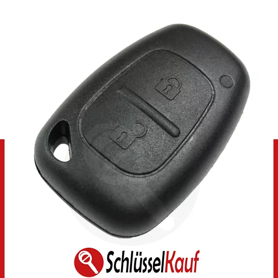 2X Auto Schlüssel Gehäuse +4x Mikrotaster passend für Renault Master Trafic Opel 2