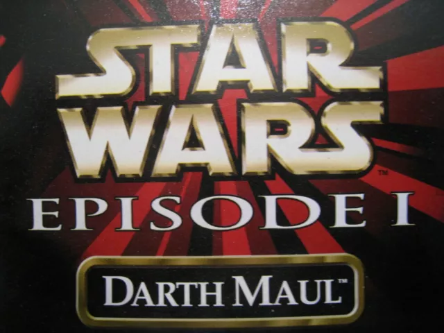 figurine star wars "DARTH MAUL_épisode 1" Hasbro 1999 _NRFB #57132 3