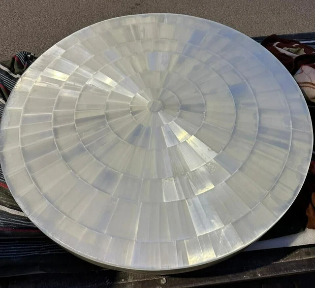 42" Selenite Table Top / Selenite Stones Dining Table Top / Home Living Decor
