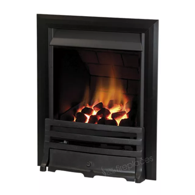 MODERN SLIMLINE GAS FIRE CHIMNEY COAL FIREPLACE INSET INSERT CHOOSE COLOUR 3kW