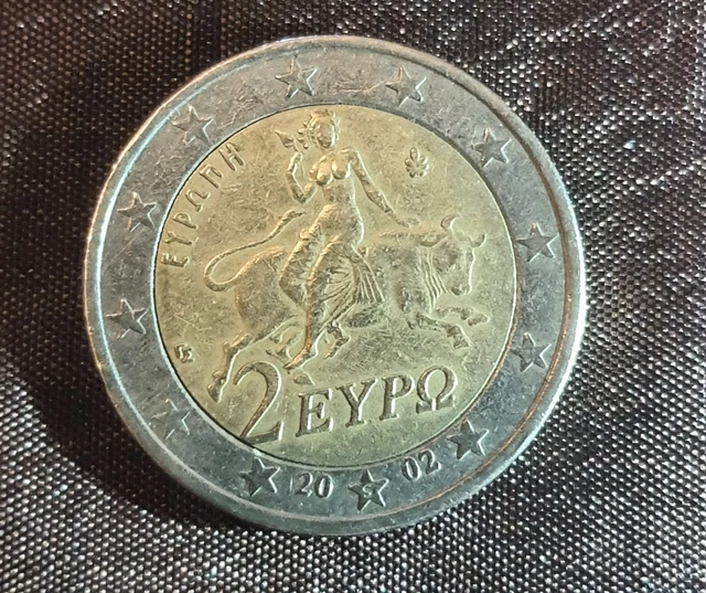Pièce 2 Euros Rare – 2002 – Non Modifiée – Collection