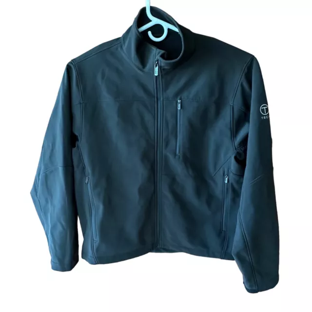 Tumi Tech Softshell Zip Jacket Mens Black XL Lined