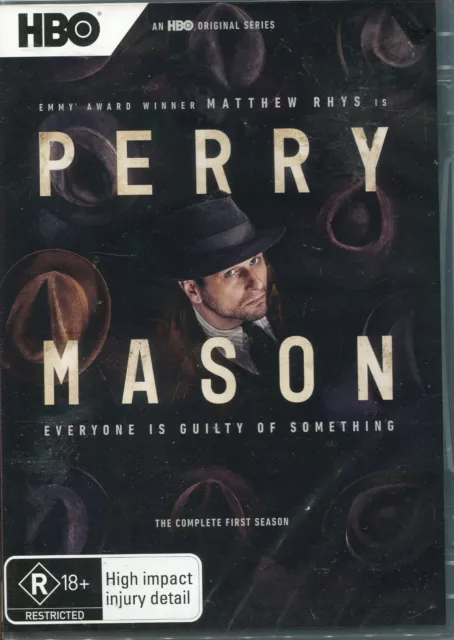 Perry Mason Complete First Season 1 One DVD NEW Region 4 starring Matthew Rhys