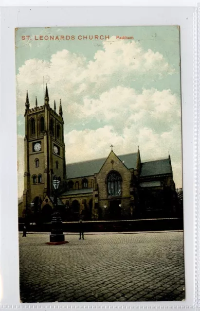 (Gc8038) St. Leonards Kirche, Padiham, BURNLEY, Lancashire 1906