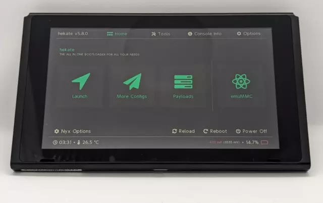 Unpatched Nintendo Switch v1 32GB Console - HAC-001 - Tablet Only - XAJ4002238