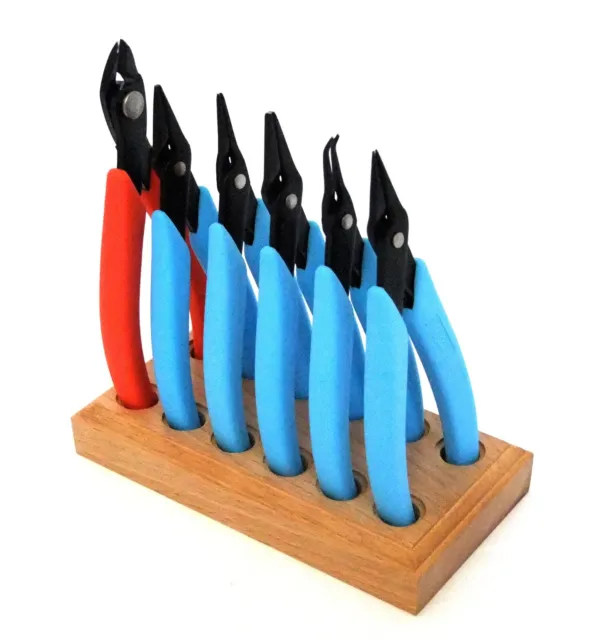 Xuron 6 Piece Plier Set In Wood Stand
