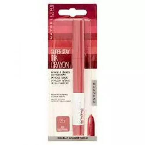 Maybelline New York - Crayon Rouge À Lèvres - Superstay Ink - Stay 25