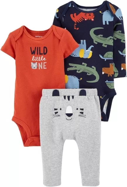 Carter's  Baby Boys' 3-Piece Tiger Little Character Set   NB,6M