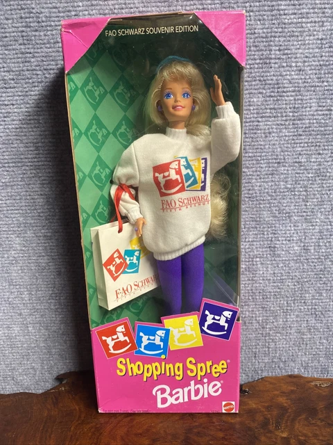 NEW 1994 SHOPPING Spree Barbie - F*A*O Schwarz Souvenir Edition