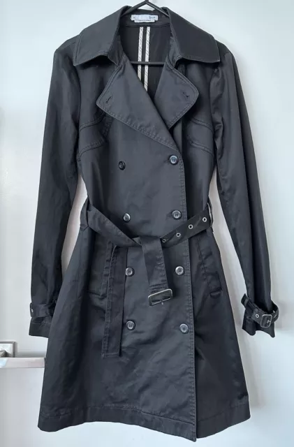 Saba Women Trench Coat Australia Made European Fabric Double Breasted Size 10🔥