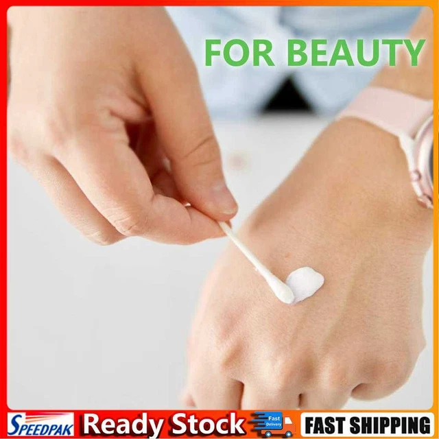 100x Disposable Cotton Sticks Wound Treatment Cotton Swab Ears Cleaning Tool