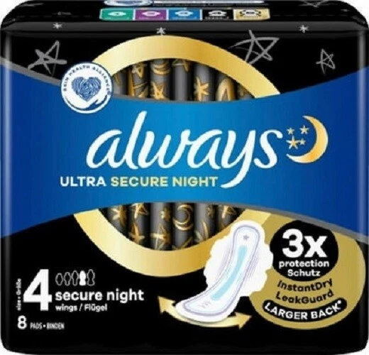 Almohadillas Always Ultra 4 Seguras Noche 8
