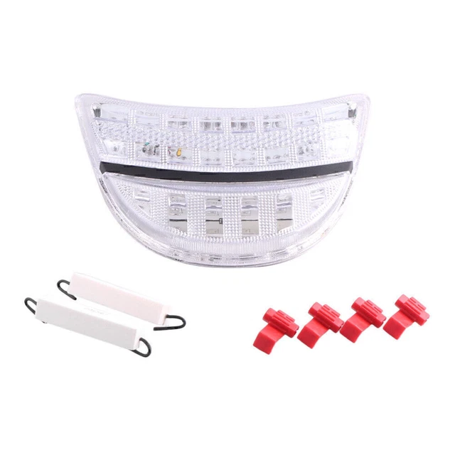 Segnali di svolta fanale posteriore moto trasparente per HONDA CBR954RR 2002 2003 2004