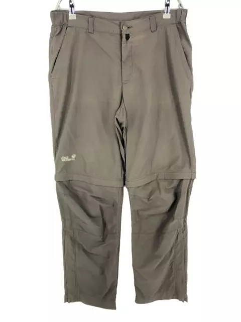 Jack Wolfskin Hommes Randonnée Camping Détachable Short Actif Pantalon Size W33