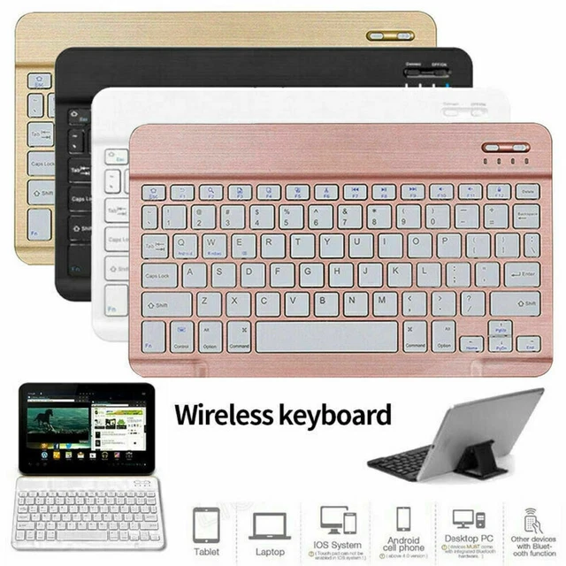 10" Bluetooth Keyboard For Samsung Galaxy Tab A S4 S5e 7~10.5" T510 P610 Tablet