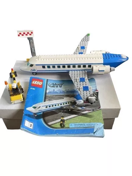 LEGO CITY: PASSENGER Plane (3181) USED Not Complete Manuel And Most Pieces - PicClick