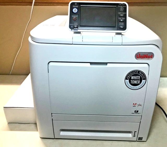 UNINET iColor 550 Digital Color White Toner Media Transfer Printer
