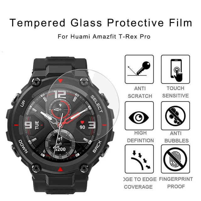 Brotect Pellicola In Vetro Ibrido Per Huami Amazfit T-Rex 2 - Durezza 9H, Antigraffio, Anti-Impronta (Made In Germany)