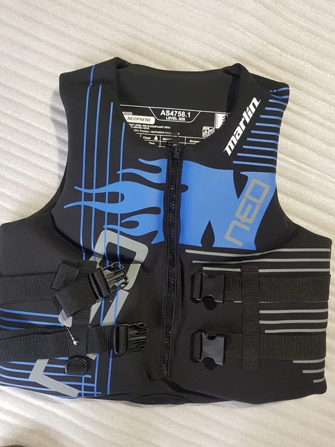life jacket neoprene Marlin Most Sizes wakeboard water ski  jet ski Tube