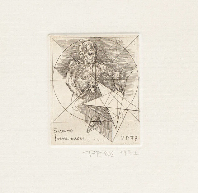 Petrus Vitale. Kiew (Ukraine), 1934 - Milano, 1984) Gravure Acquaforte Œuvre