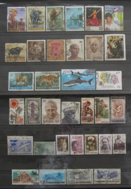 Briefmarken Indien Sammlung gestempelt