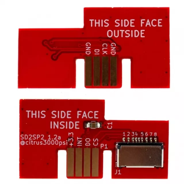 Sd2Sp2 Adaptador De Tarjeta Micro Sd Para Nintendo Game Cube Puerto Serial 2