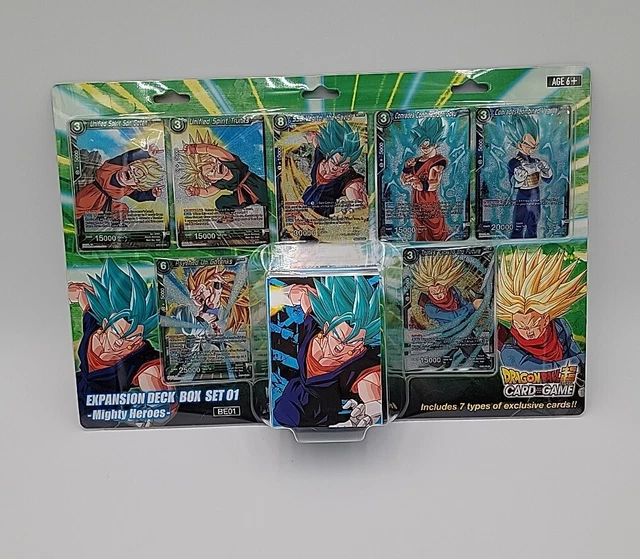 DRAGON BALL SUPER DBS Card Game Expansion Deck Box Set 01 Mighty Heroes