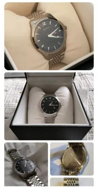 Gucci G-Timeless 126.3 Watch, Great Working Order, Very Good Condition, Boxed