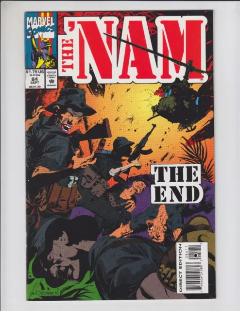 the 'Nam #84 VF/NM UPC printing error - final issue - Vietnam War