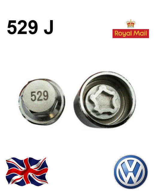 VOLKSWAGEN SECURITY MASTER Locking Wheel Nut Bolt Key 529 J 17mm VW ...