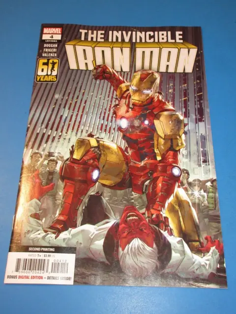 Iron Man #4 2nd print variant NM Gem Wow