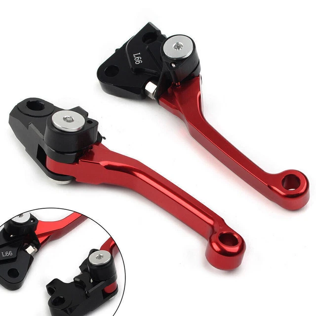 CNC Clutch Brake Levers Pivot For Yamaha YZ250X 2016-2022/YZ125X 2017-2022 Red