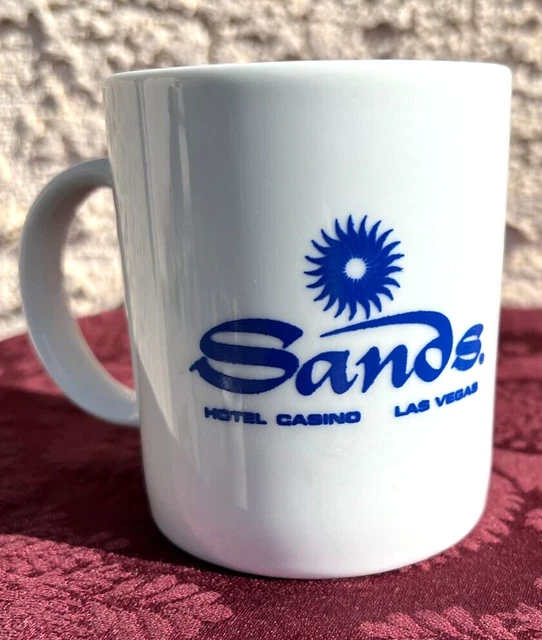 Sands Hotel Casino CLOSED Rat Pack Las Vegas Tourist Souvenir Coffee Cup Mug