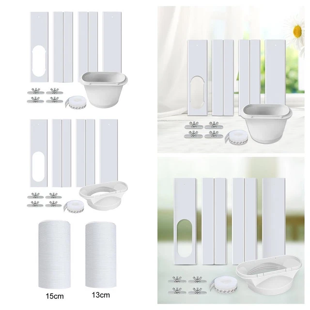 Fenster-Entlüftungsset Für Klimaanlagen - Verstellbare Abdichtung Für Schiebefenster