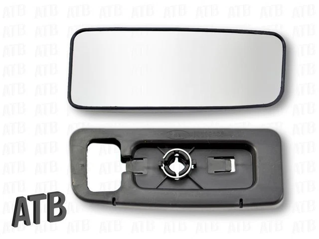 Wide-Angle Lower Mirror Glass – Right Side – Fits Mercedes Sprinter & VW Crafter (New, Polcar)