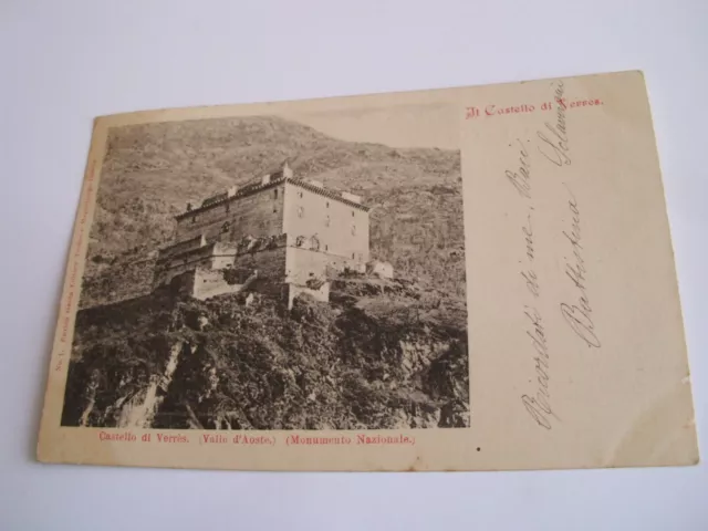 Aosta - il Castello di Verres - spedita f. p.