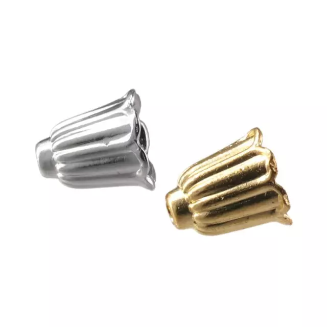 Legierung Cone Bead Caps Gold, Silber Perlen kappen 10x11mm  Schmuck Zubehör