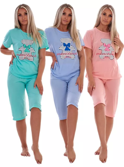 Ladies cropped pyjamas cheap