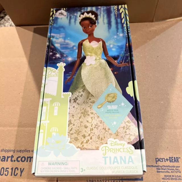 Disney Store Tiana Classic Doll – The Princess and the Frog  11 1/2'' New in Box