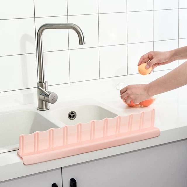 1 pc Silicone Sucker bassin évier eau Guard anti-éclaboussures déflecteur contre