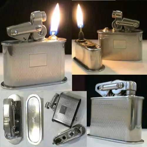 Briquet essence * KW (Karl Wieden) MERCEDES* Vintage Lighter