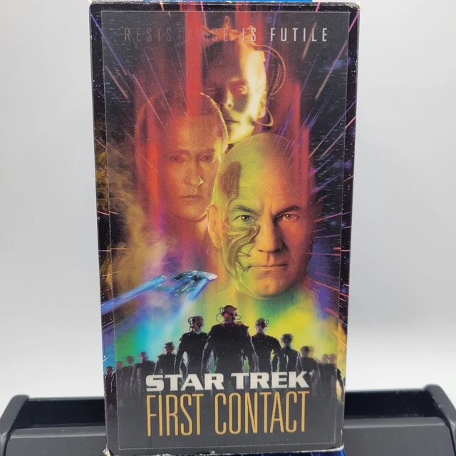 STAR TREK FIRST Contact (VHS, 1997, Paramount) Patrick Stewart ...