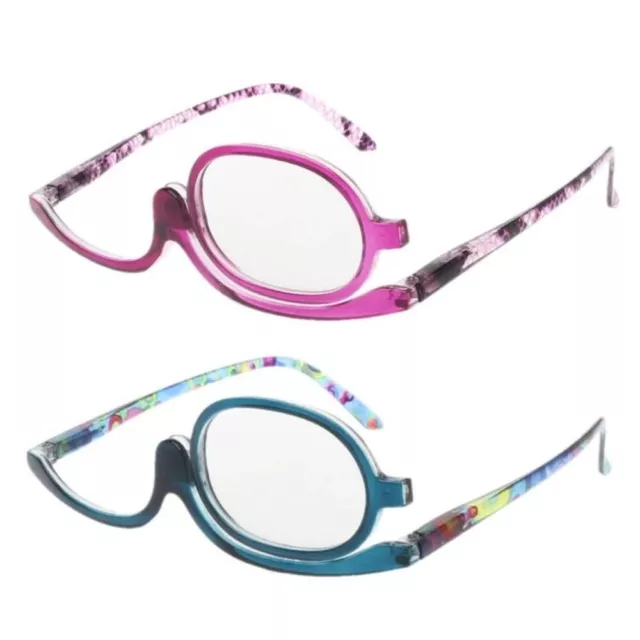 Glasses Folding Eyeglasses Cosmetic Glasses Rotating Makeup Reading Glasses