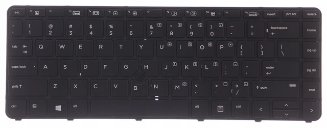 Tastiera Retroilluminata HP Elitebook 840 G3 UK 836308-031: Nuova, Layout Inglese