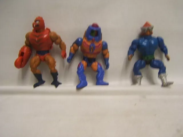 MOTU Action Figures Lot of 3 He Man Figures 1981 VGC